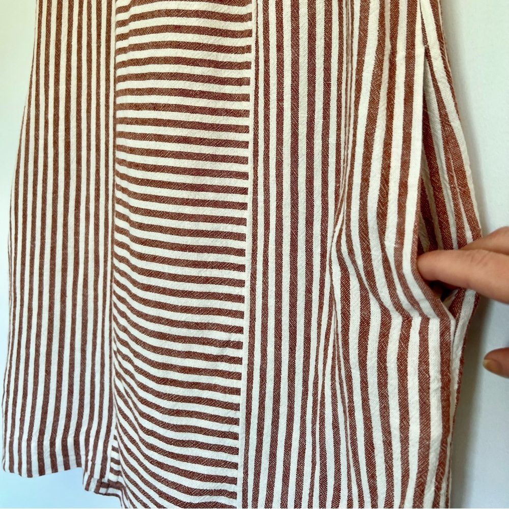 Easy Madewell Linen Blend Summer Dress - Picture 6 of 10